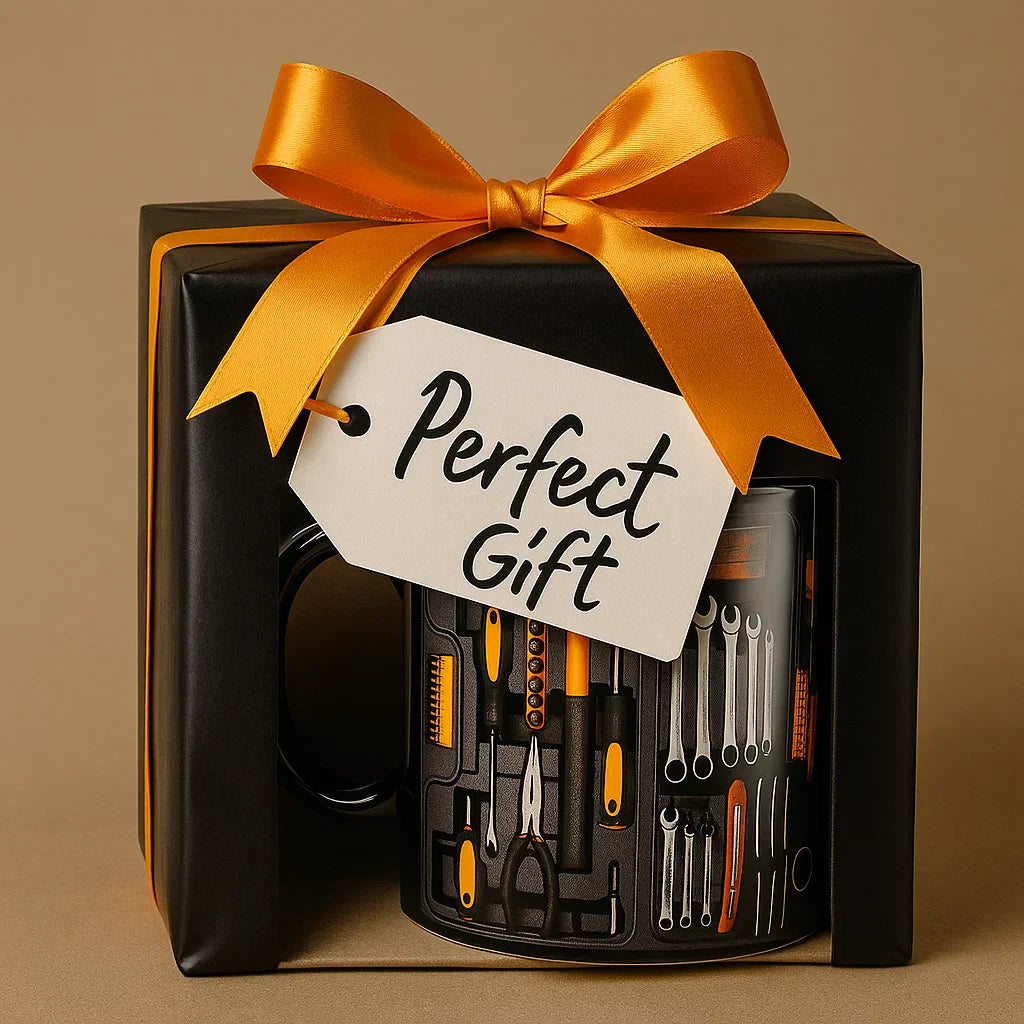 🔧 Tool-Themed Set Mug