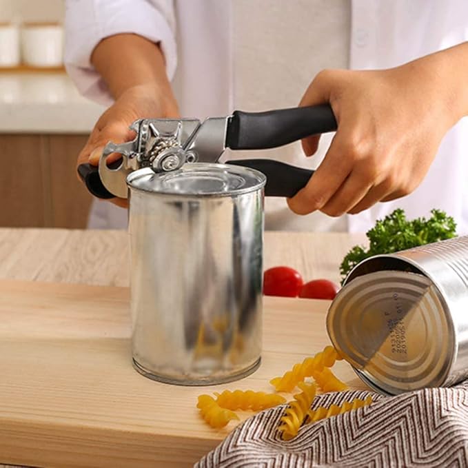 3-in-1 Can Opener: Open Cans, Bottles & Wine Effortlessly 🛠️