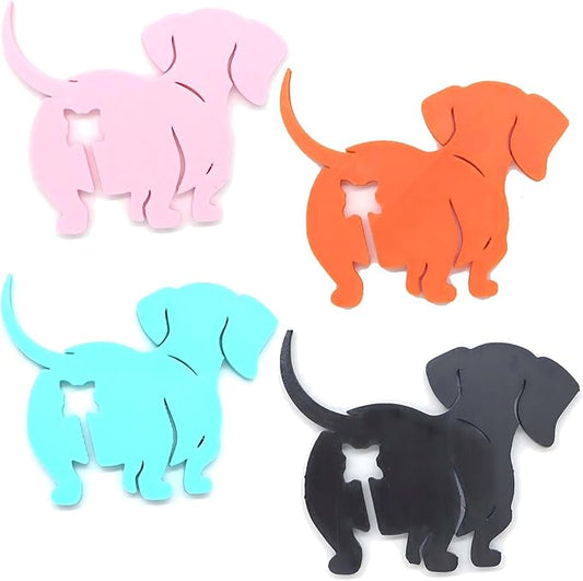 Reusable animal-shaped food bag clips