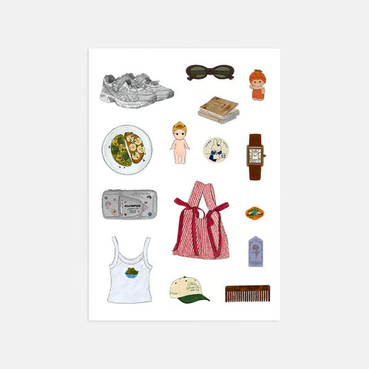 ✨📚Limited time order!🌸Girlhood Sticker Book💕