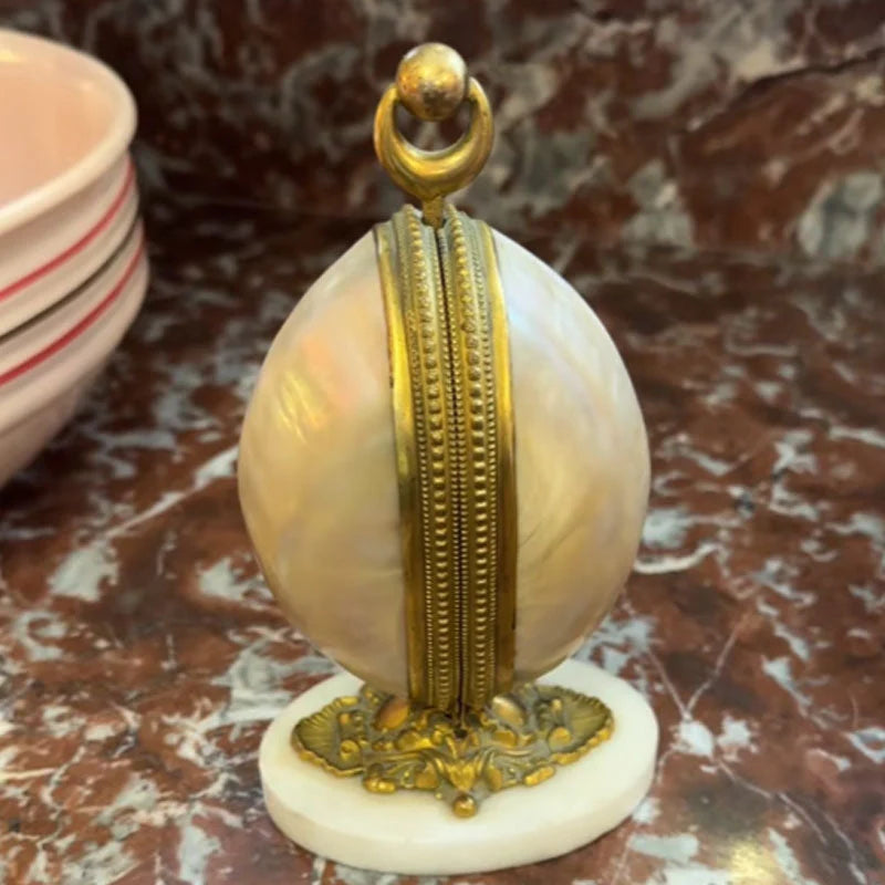 Vintage Shell Perfume Display