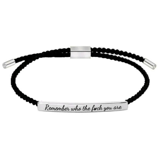 💪 “Remember Who You Are” Motivational Bracelet