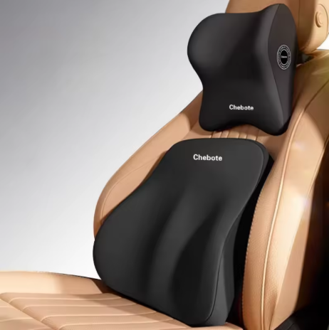 2-in-1 Ergonomic Lumbar & Seat Cushion: Relieve Back/Hip Pain for Office/Car 🧘