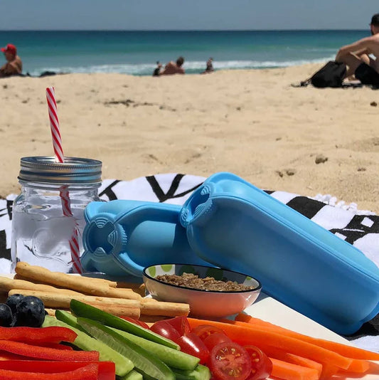 🥙 Blue Wrap'd Reusable Holder – No More Messy Meals