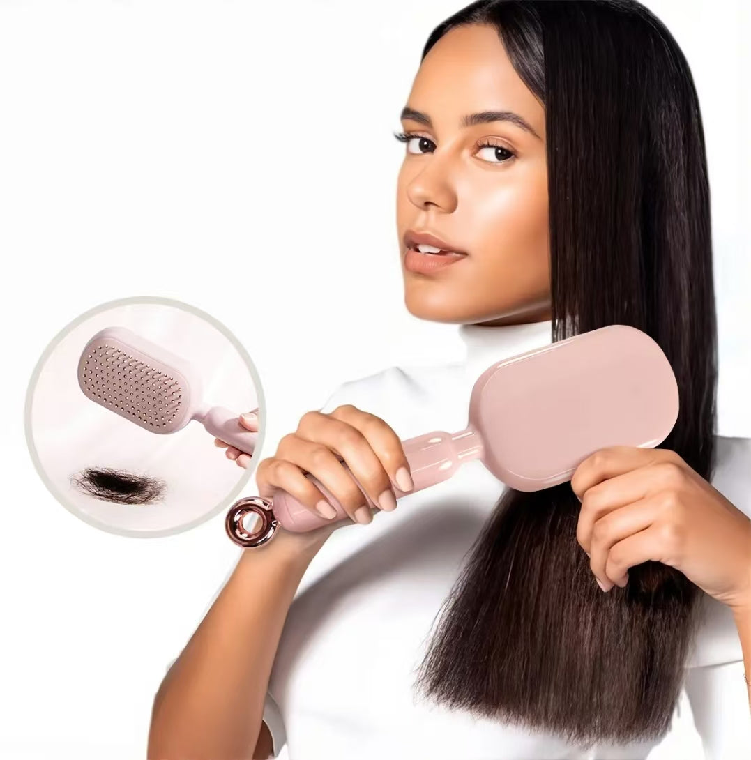 ✨ Portable Retractable Hair Brush – 10s Quick Clean