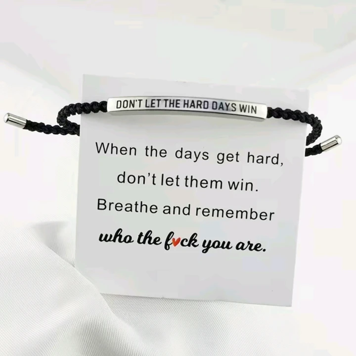 💪 “Remember Who You Are” Motivational Bracelet