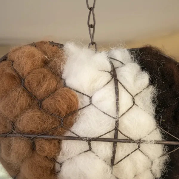 Handmade Alpaca Fiber Bird Nesting
