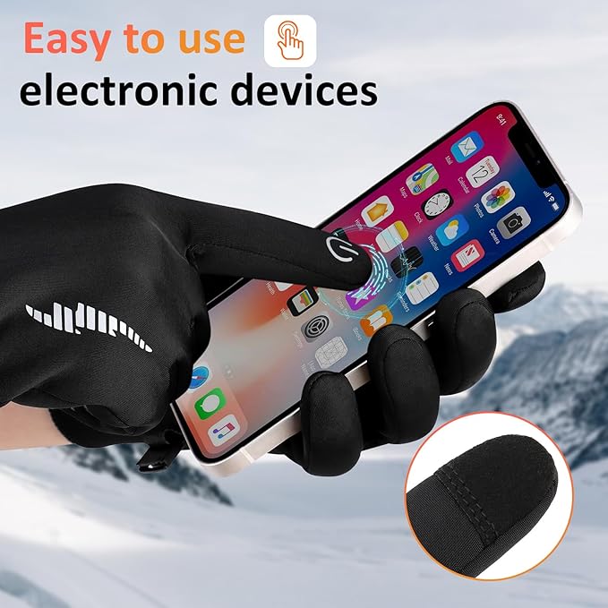 Winter Gloves Warm Touchscreen Windproof Water Resistant Soft Lining