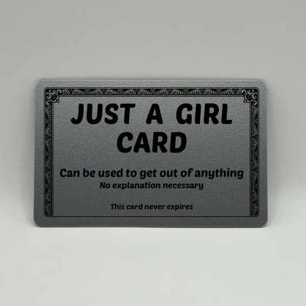 Funny Autism Excuse Card