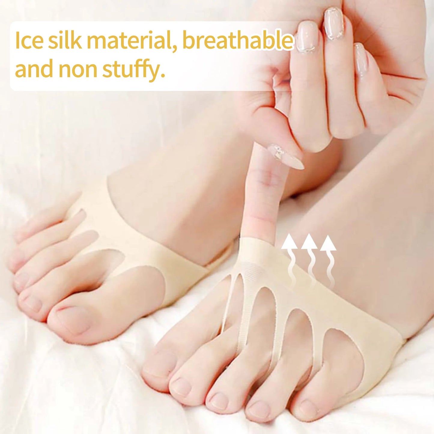 Toe-Separating Foot Pad: Comfy Toes, Invisible Comfort (Fits All Shoes!) 🦶✨