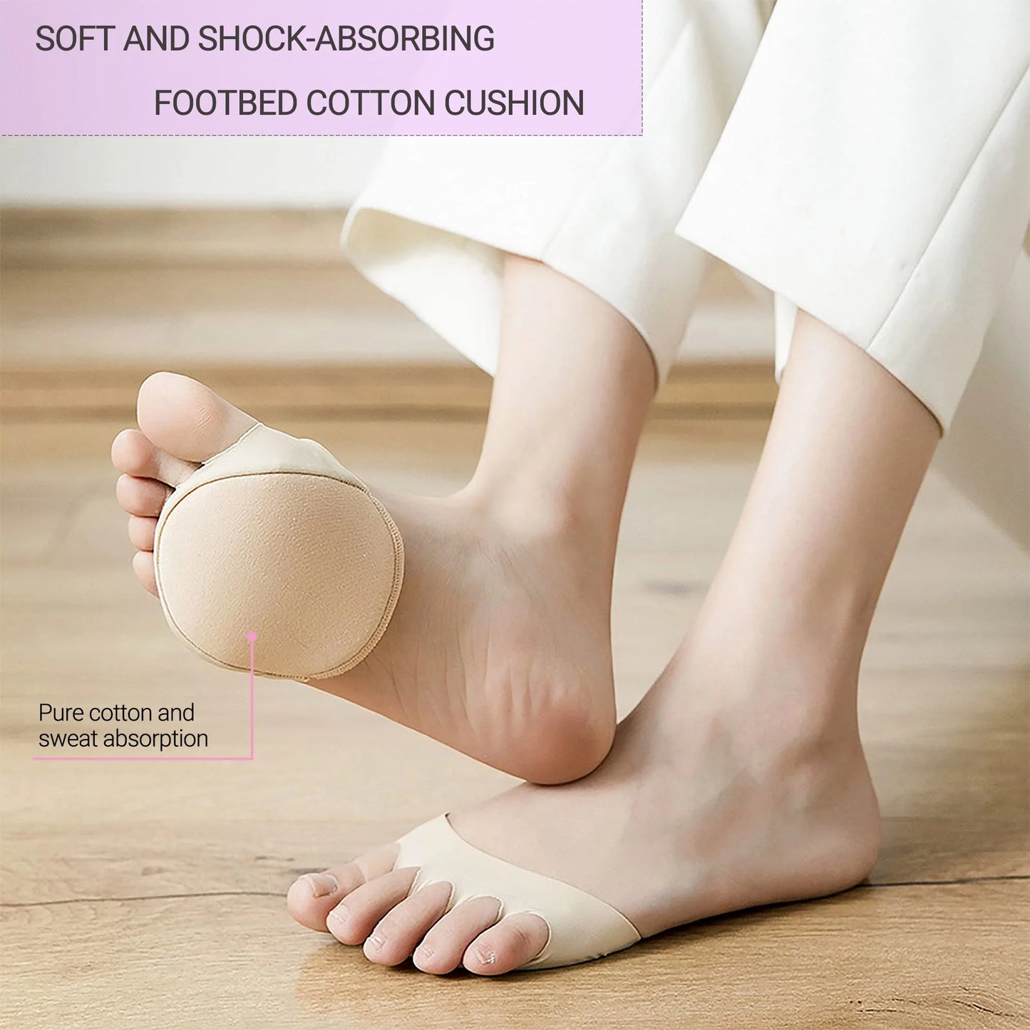 Toe-Separating Foot Pad: Comfy Toes, Invisible Comfort (Fits All Shoes!) 🦶✨