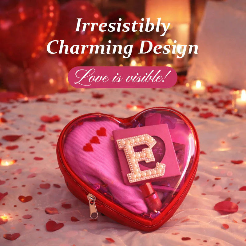 💖 The Sweetheart Case: Letter Zipper Gift Pouch