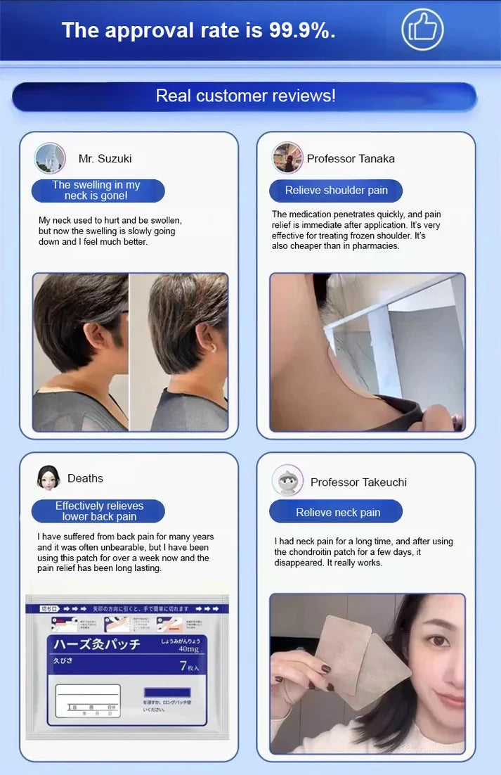 Ginger Pain Relief Patches – Natural Heat Therapy for Aches & Stiffness💆‍♀️