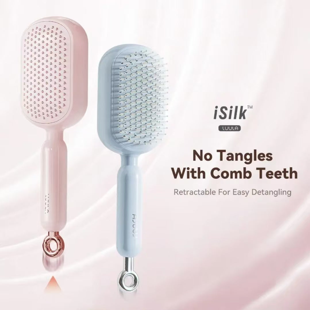✨ Portable Retractable Hair Brush – 10s Quick Clean