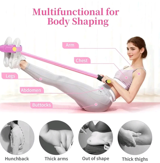 All-in-One Elastic Pull Rope | Full-Body Home Workout Tool