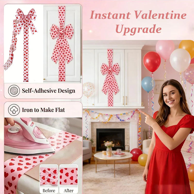 ❤️ Valentine Cabinet Ribbon Bows