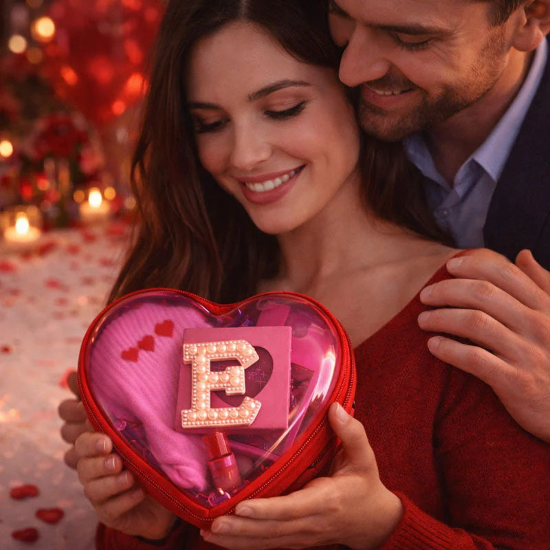 💖 The Sweetheart Case: Letter Zipper Gift Pouch