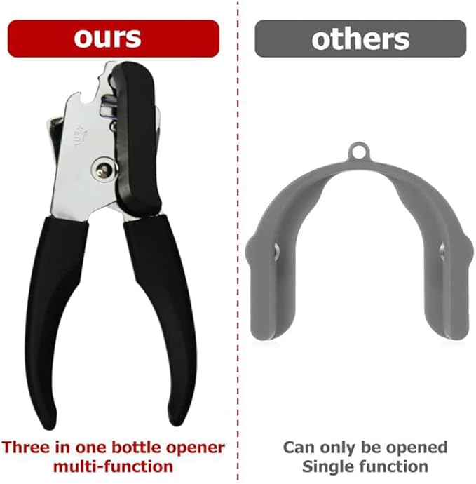 3-in-1 Can Opener: Open Cans, Bottles & Wine Effortlessly 🛠️