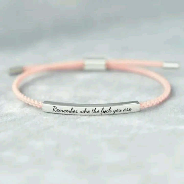 💪 “Remember Who You Are” Motivational Bracelet