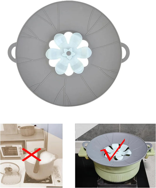 Universal Silicone Lid: 3-in-1 Kitchen Essential