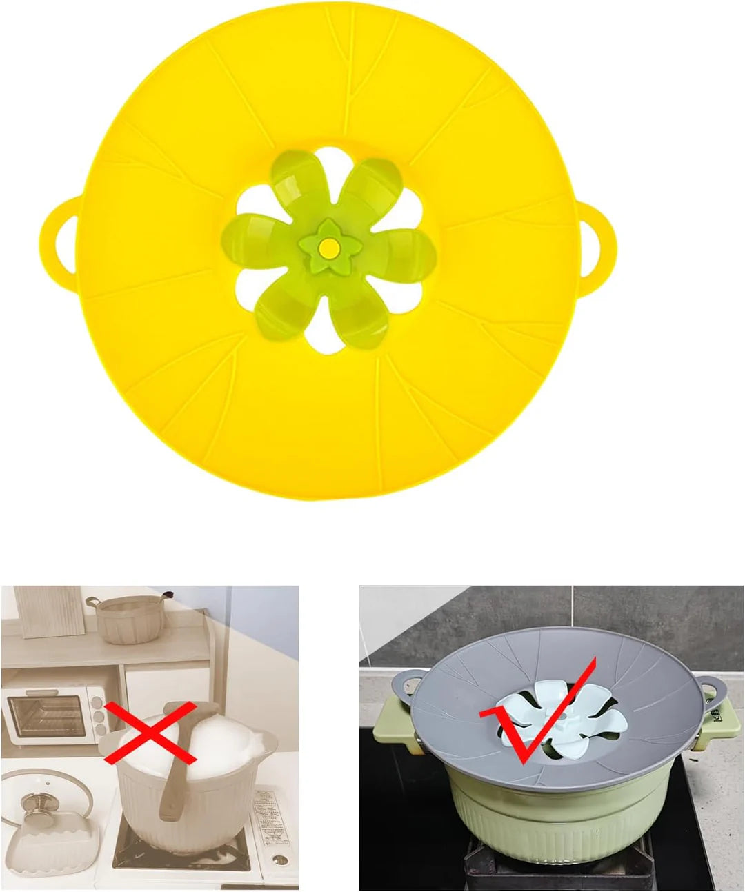 Universal Silicone Lid: 3-in-1 Kitchen Essential