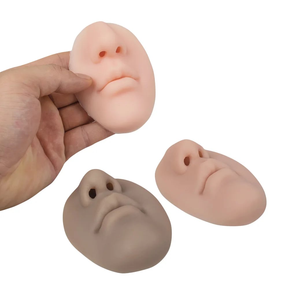 Realistic nose-shaped wall-mounted soap dispenser