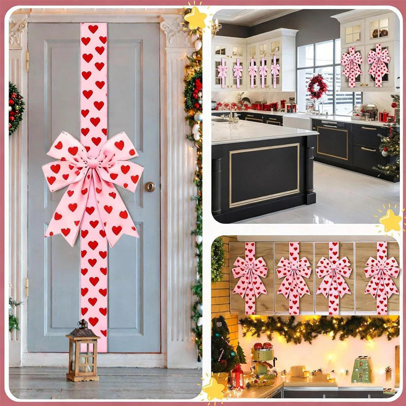 ❤️ Valentine Cabinet Ribbon Bows