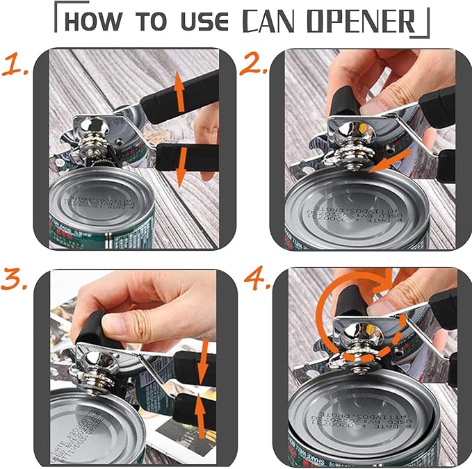 3-in-1 Can Opener: Open Cans, Bottles & Wine Effortlessly 🛠️