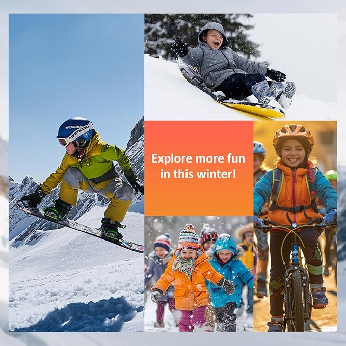 Winter Gloves Warm Touchscreen Windproof Water Resistant Soft Lining