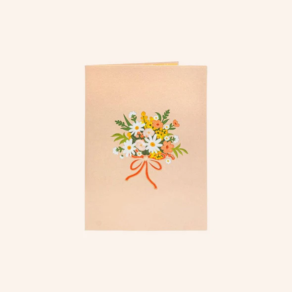 💐 Pop-Up Wildflower Valentine’s Card