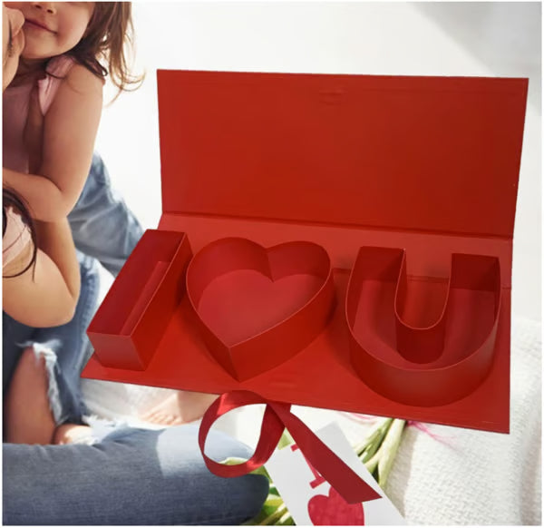🌹 Fillable Letter-Shaped Gift Box – The Perfect Valentine’s Day Surprise! 💕🎁✨
