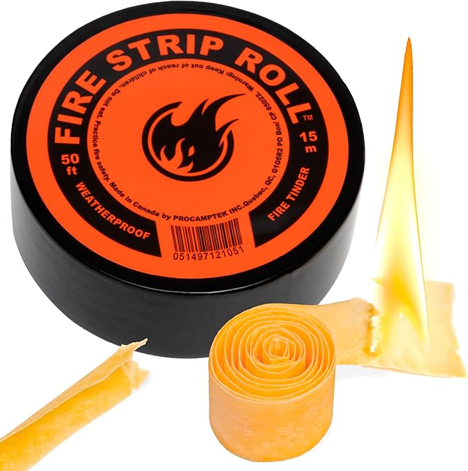 🎒 Fire Strip Roll: Reliable Spark-Friendly Fire Starter