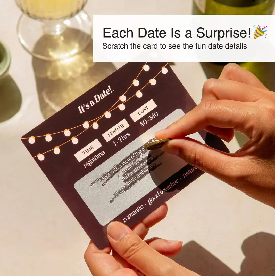 💕It's a Date! 40 Fun and Romantic Scratch Off Date Night