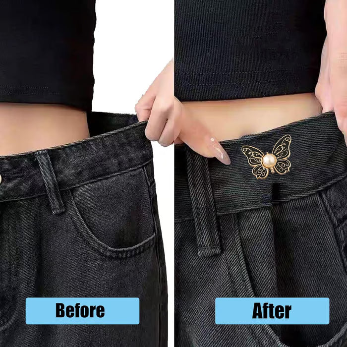 Butterfly Button for Pant Waist Tightener 🦋