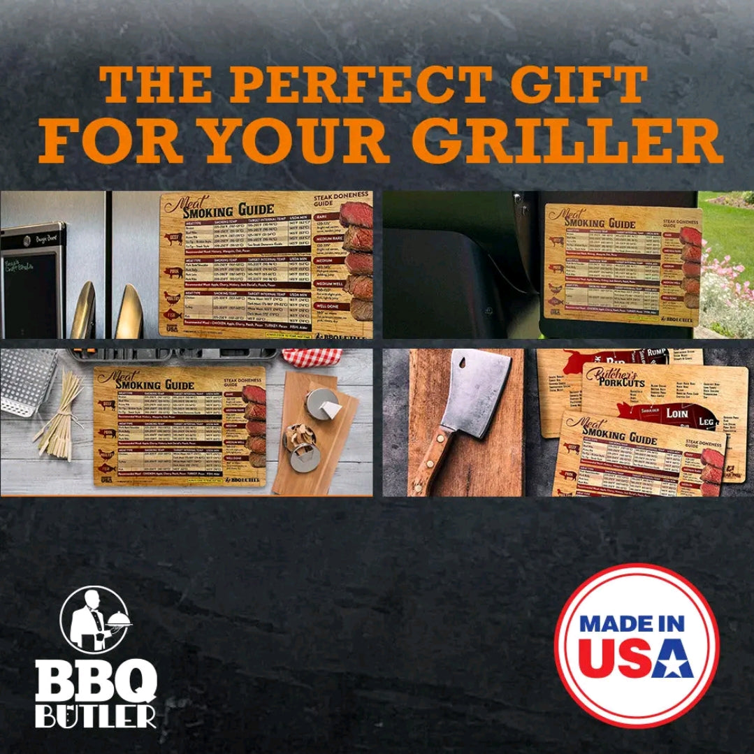 🔥 Magnetic Meat Smoking Guide (BBQ Butler)