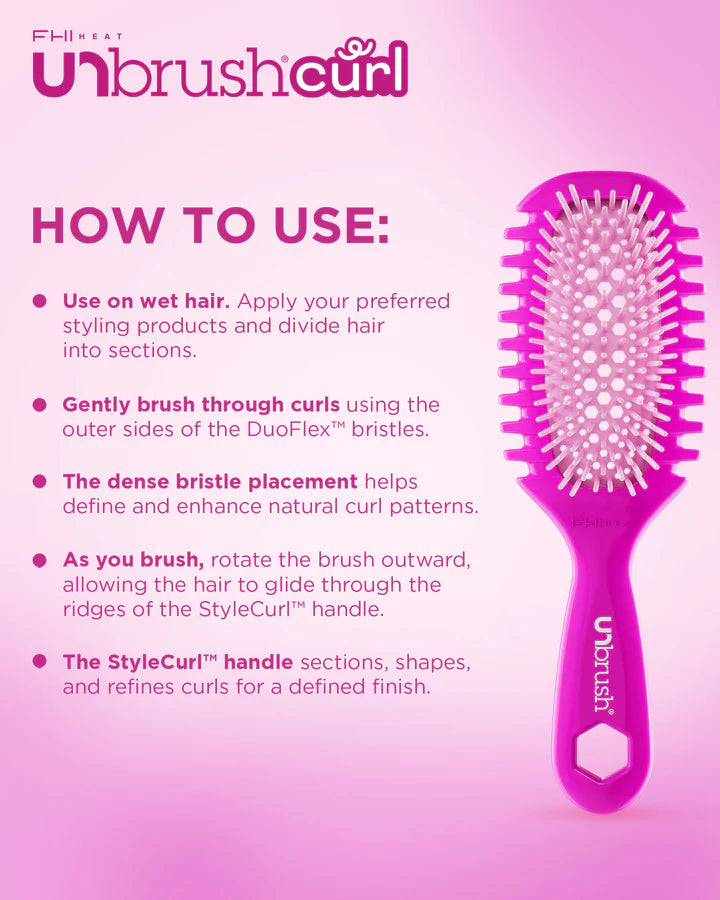 🌀 Unbrush Curl: Curly Hair Brush for Defined, Frizz-Free Curls
