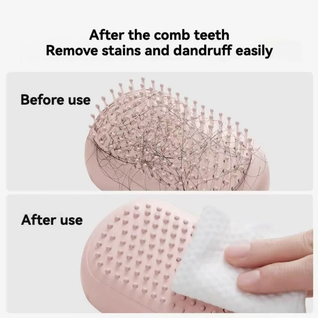 ✨ Portable Retractable Hair Brush – 10s Quick Clean