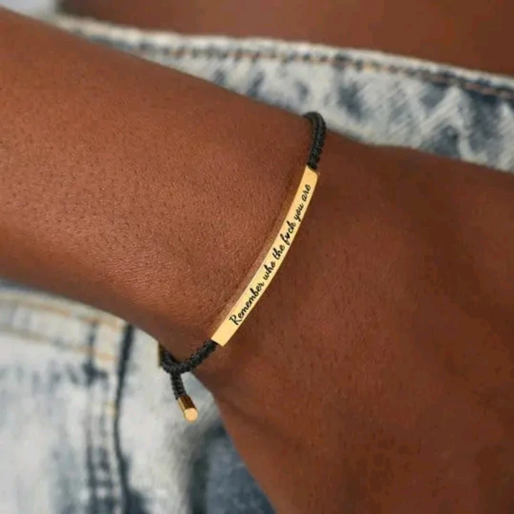 💪 “Remember Who You Are” Motivational Bracelet