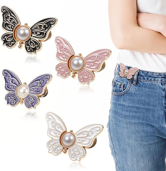 Butterfly Button for Pant Waist Tightener 🦋