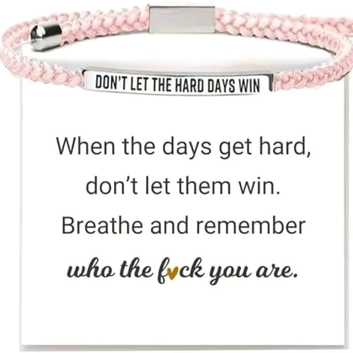 💪 “Remember Who You Are” Motivational Bracelet