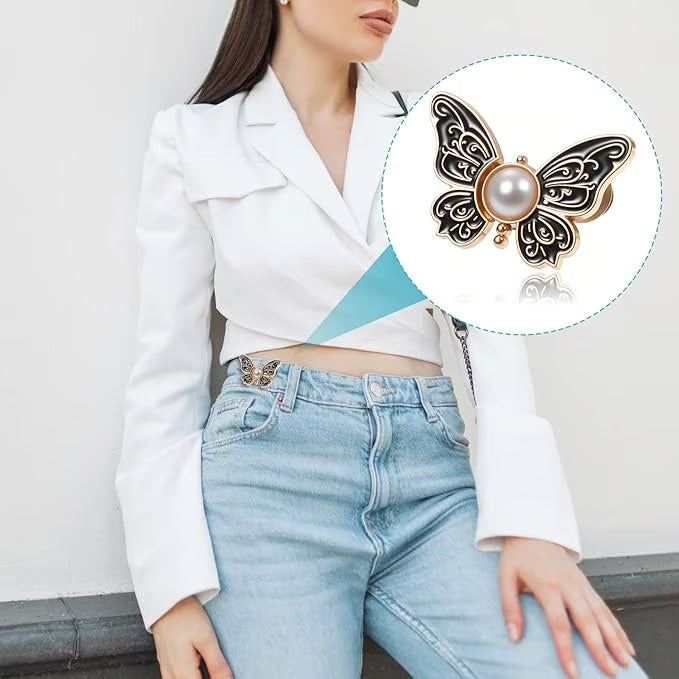 Butterfly Button for Pant Waist Tightener 🦋